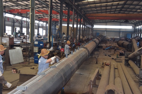 钢管杆组装车间